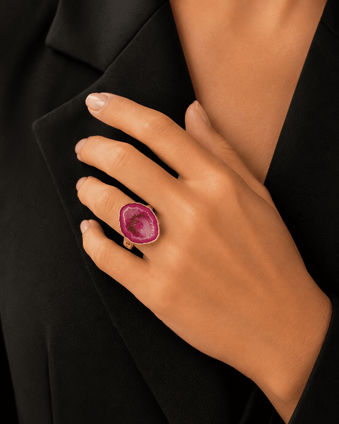 Raw Amber Ring