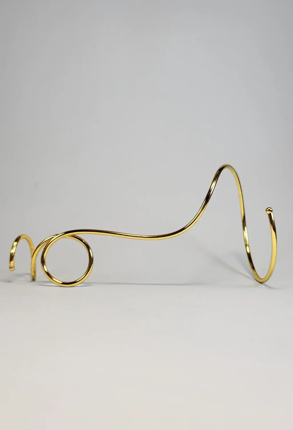 Sculptural Gold Hand Bracelet for Women, Handmade Ring Bracelet Hand Harness, Modern Statement Hand Jewelry