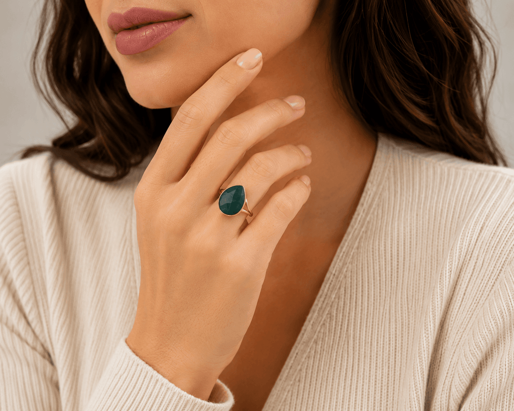 Raw Amber Ring