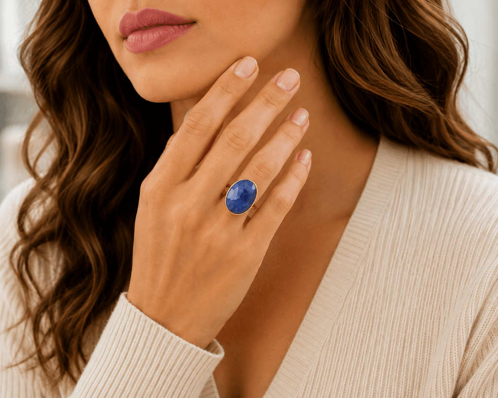 Raw Amber Ring