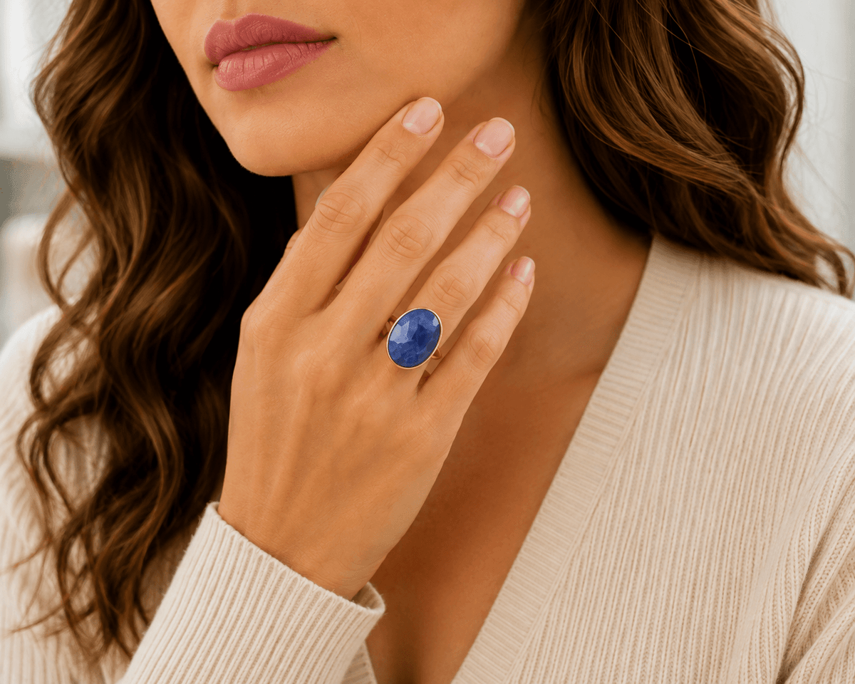 Raw Amber Ring