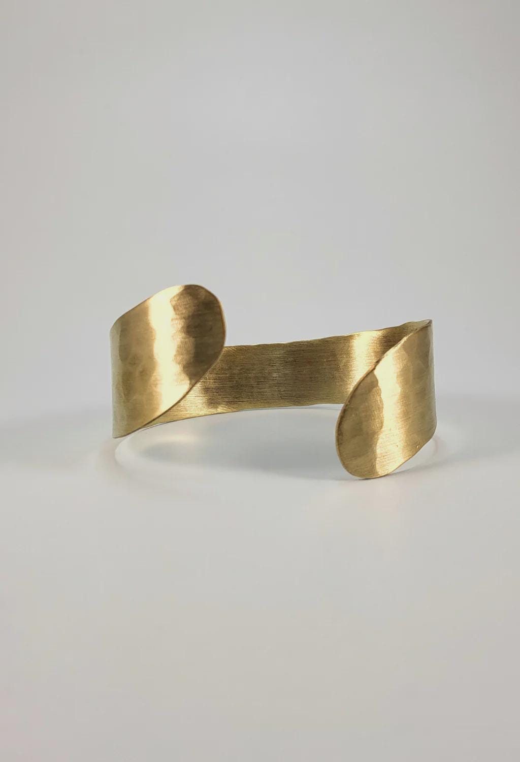 Hammered Gold Plated Copper Cuff