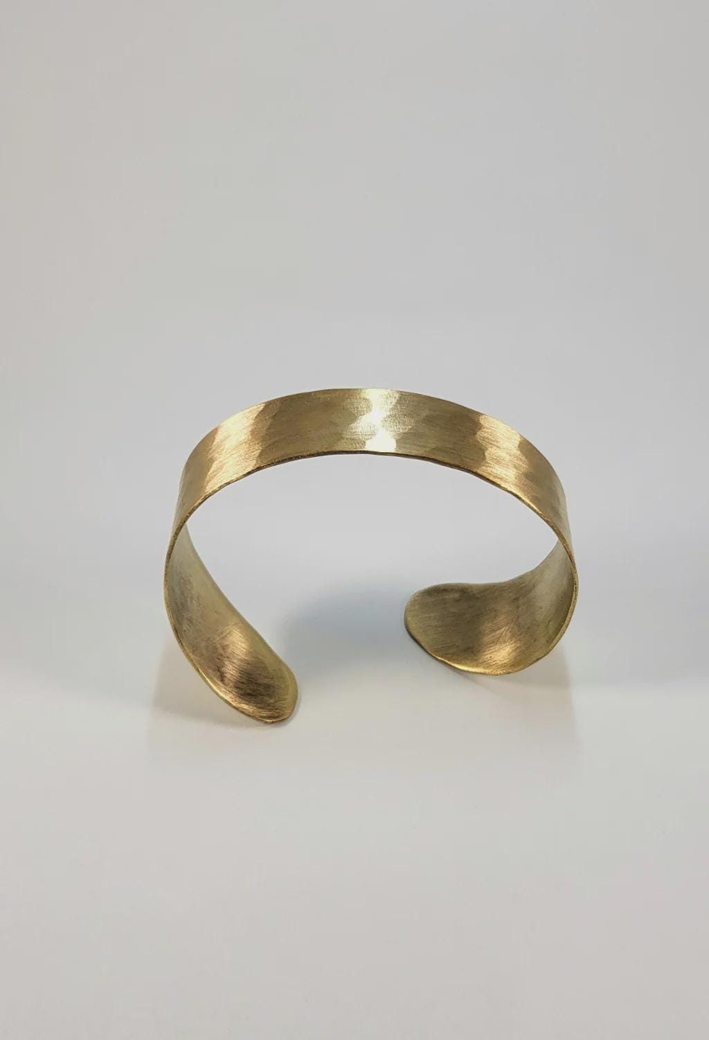Hammered Gold Plated Copper Cuff