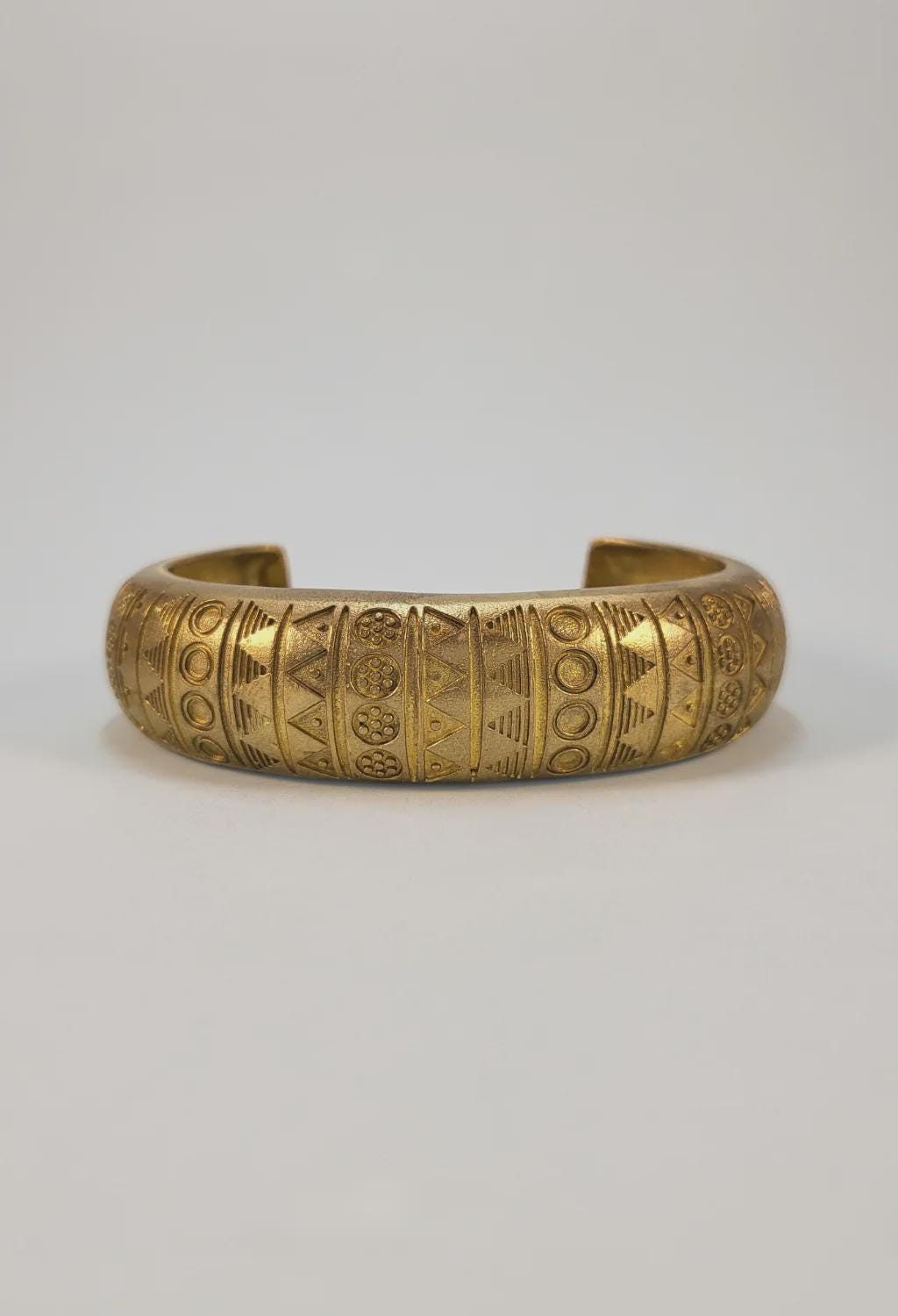 Hand-Engraved Copper Cuff Bracelet