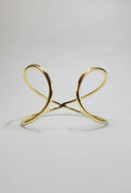 Open Curve Gold Cuff Bracelet