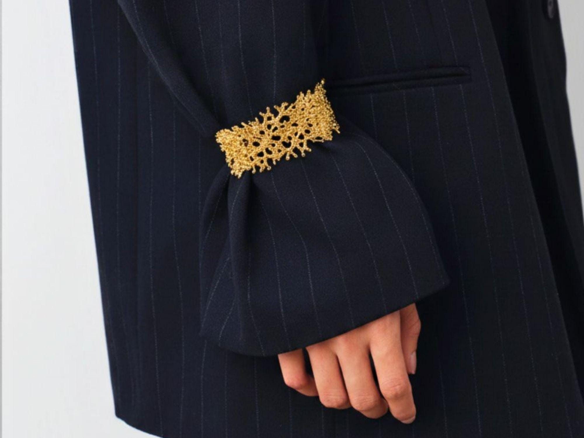 Organic Gold Plated Brass Cuff