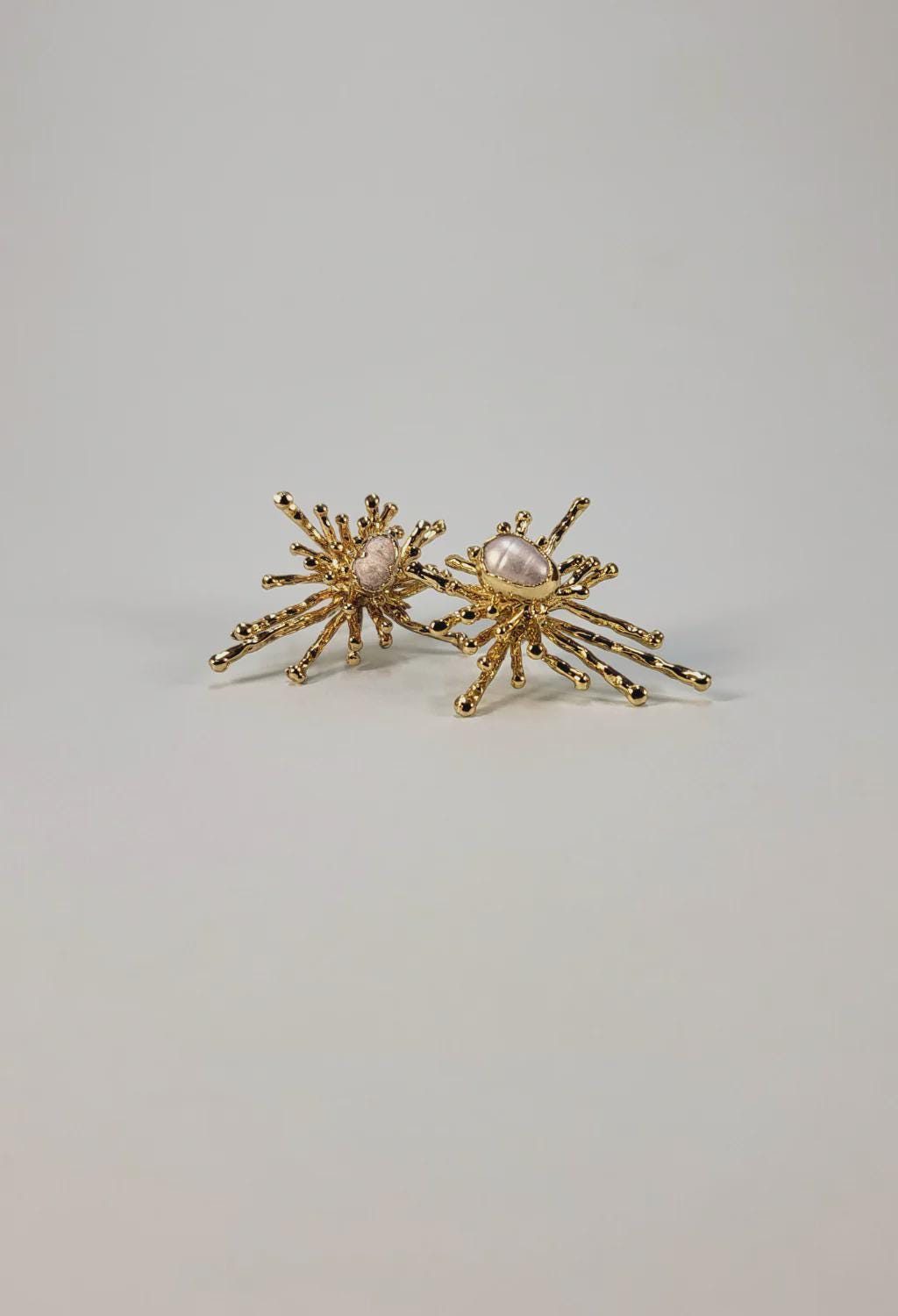 Starburst Pearl Stud Earrings