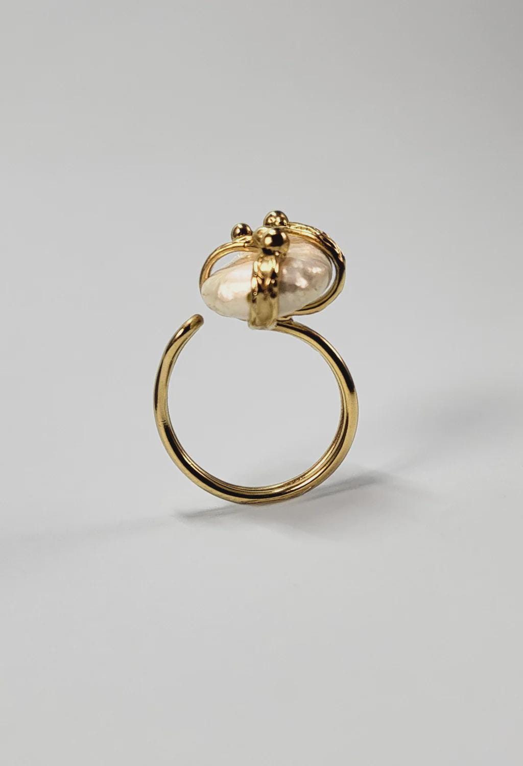 Baroque Pearl Ring