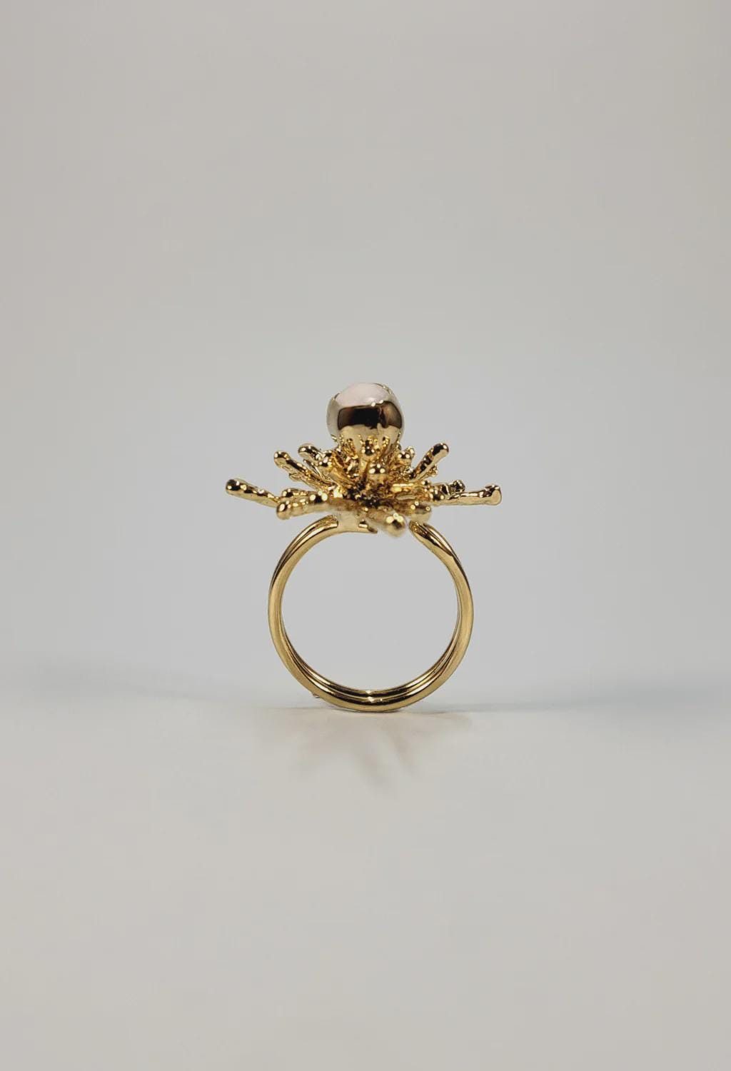 Sunburst Pearl Ring