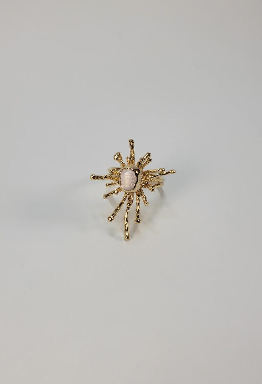 Sunburst Pearl Ring