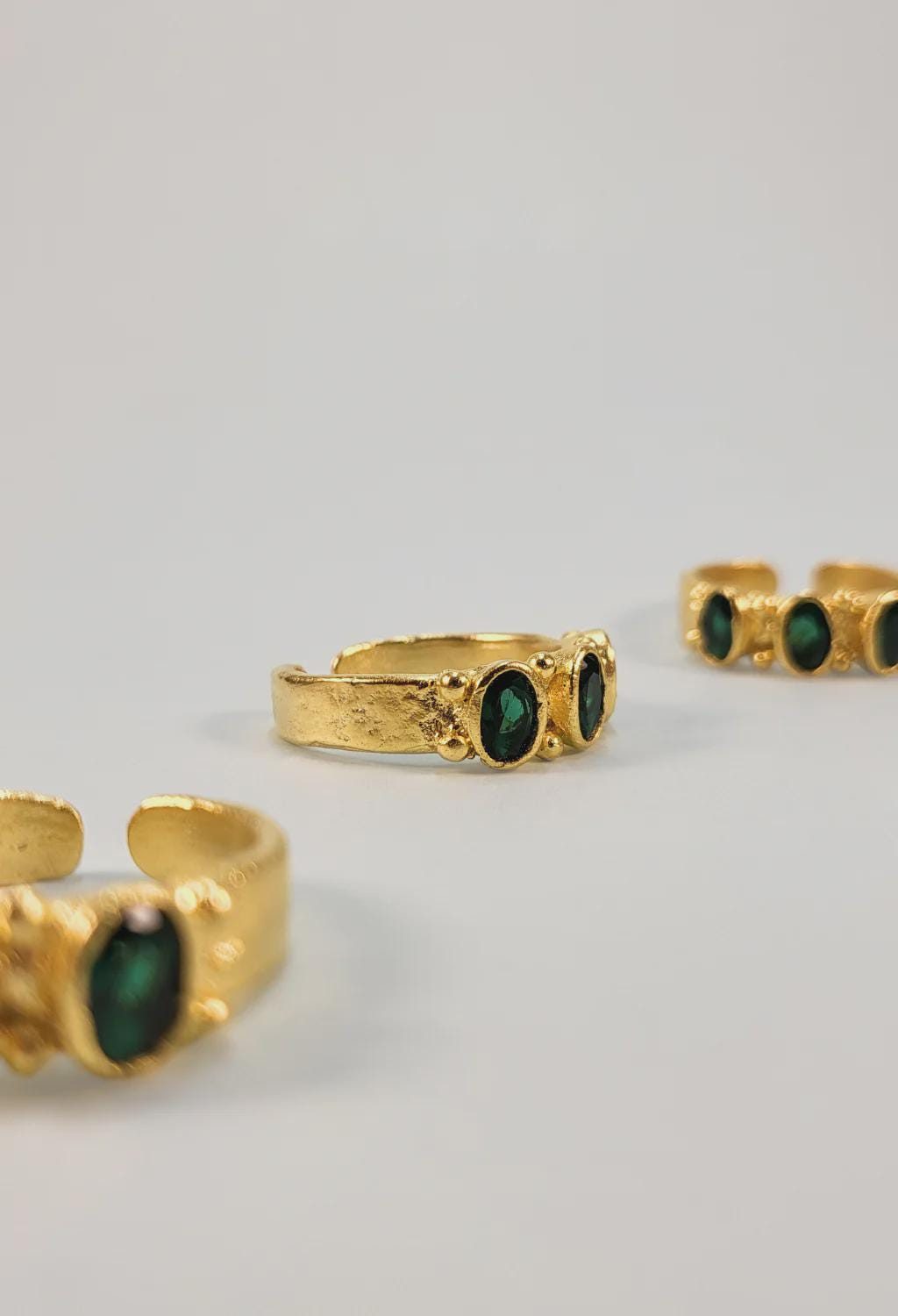 Trio Gemstone Ring