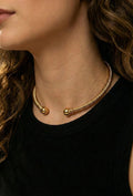 Twisted Cable Torque Necklace