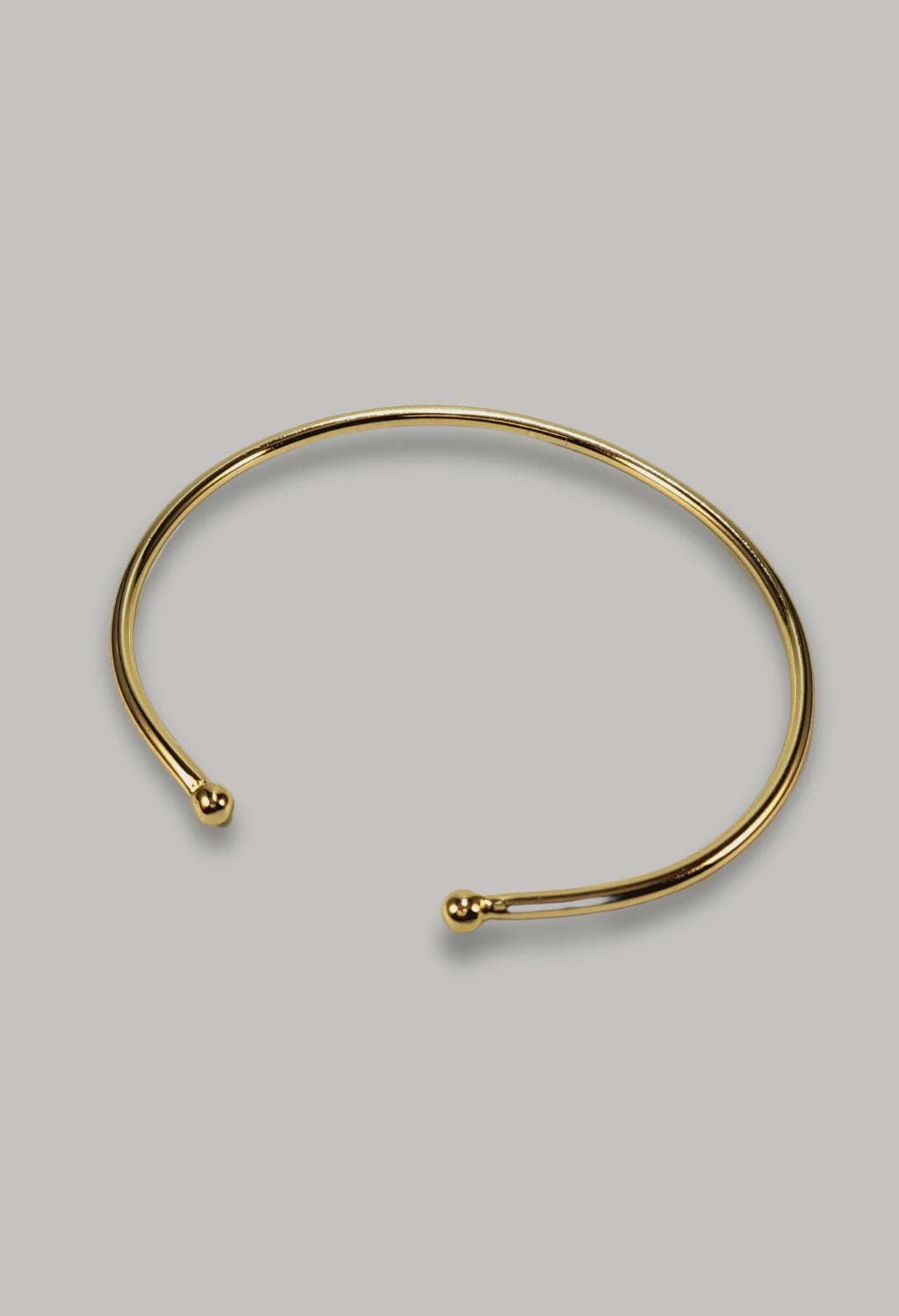 Gold Torque Choker Necklace
