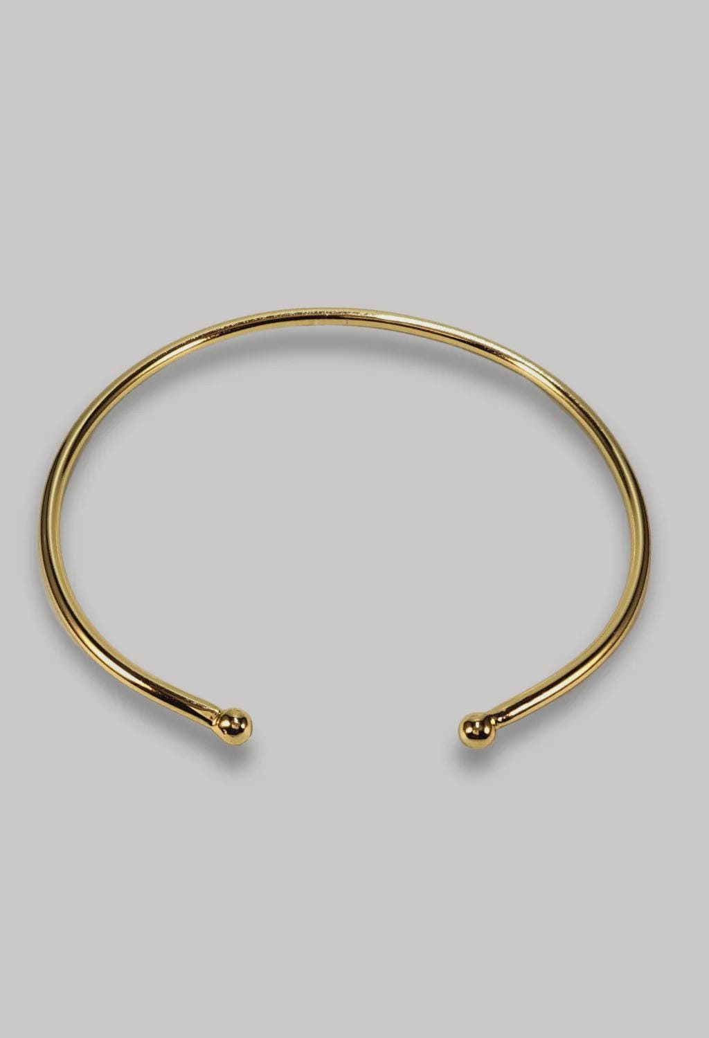 Gold Torque Choker Necklace