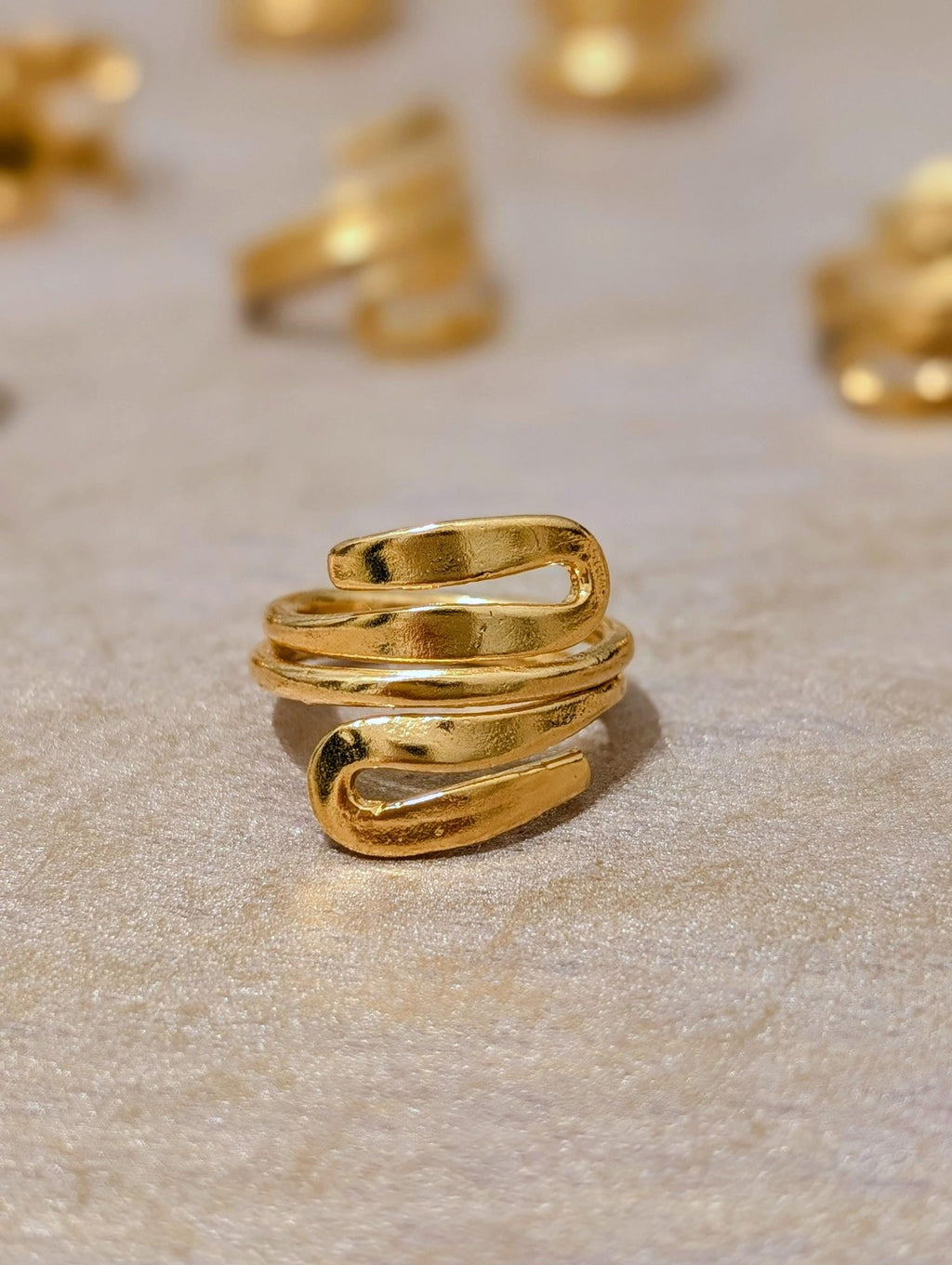 Spiral Coil Ring