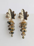 Grape Cluster Gemstone Earrings