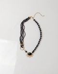 Asymmetric Sunburst Pearl Necklace