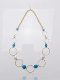 Geometric Pearl Statement Necklace