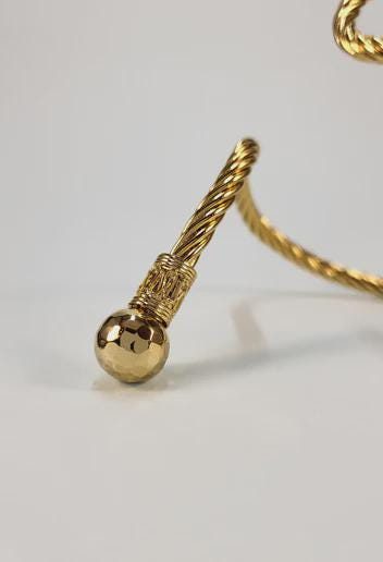 Stretch Gold Bangle Bracelet