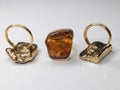 Raw Amber Ring
