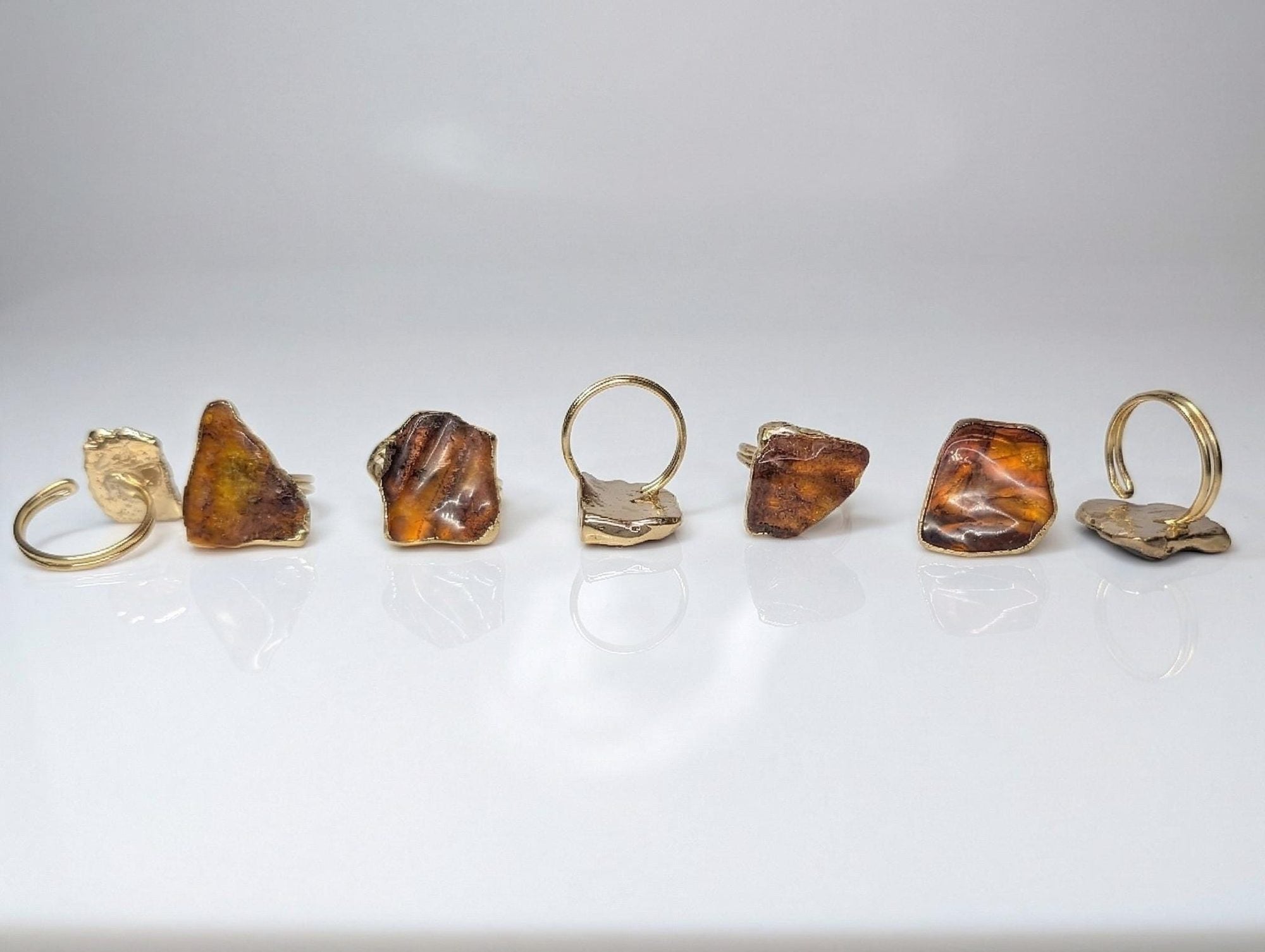 Raw Amber Ring