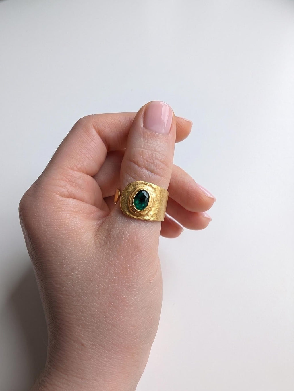 Hammered Gold Stacking Rings
