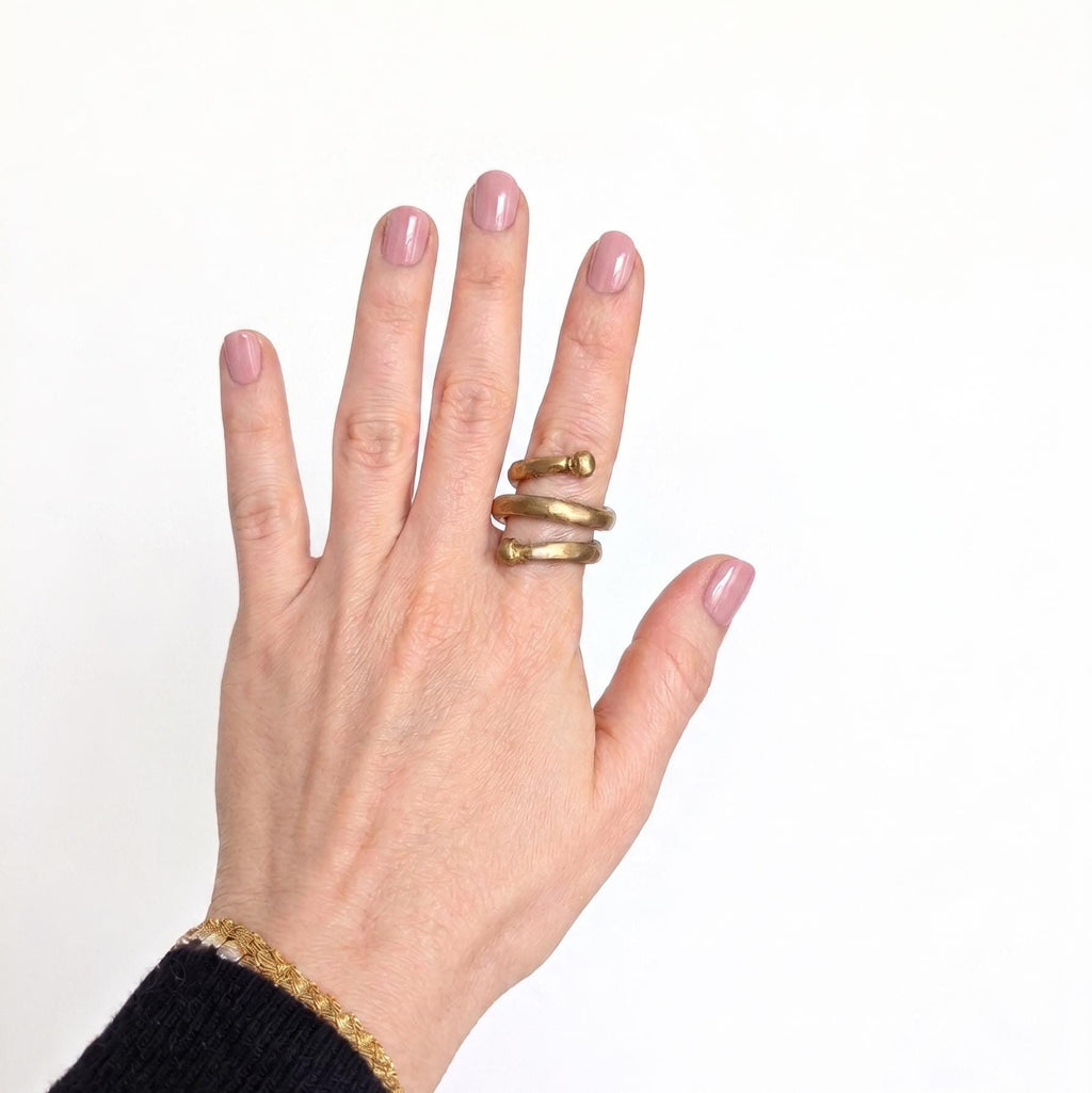 Chunky Coil Wrap Ring
