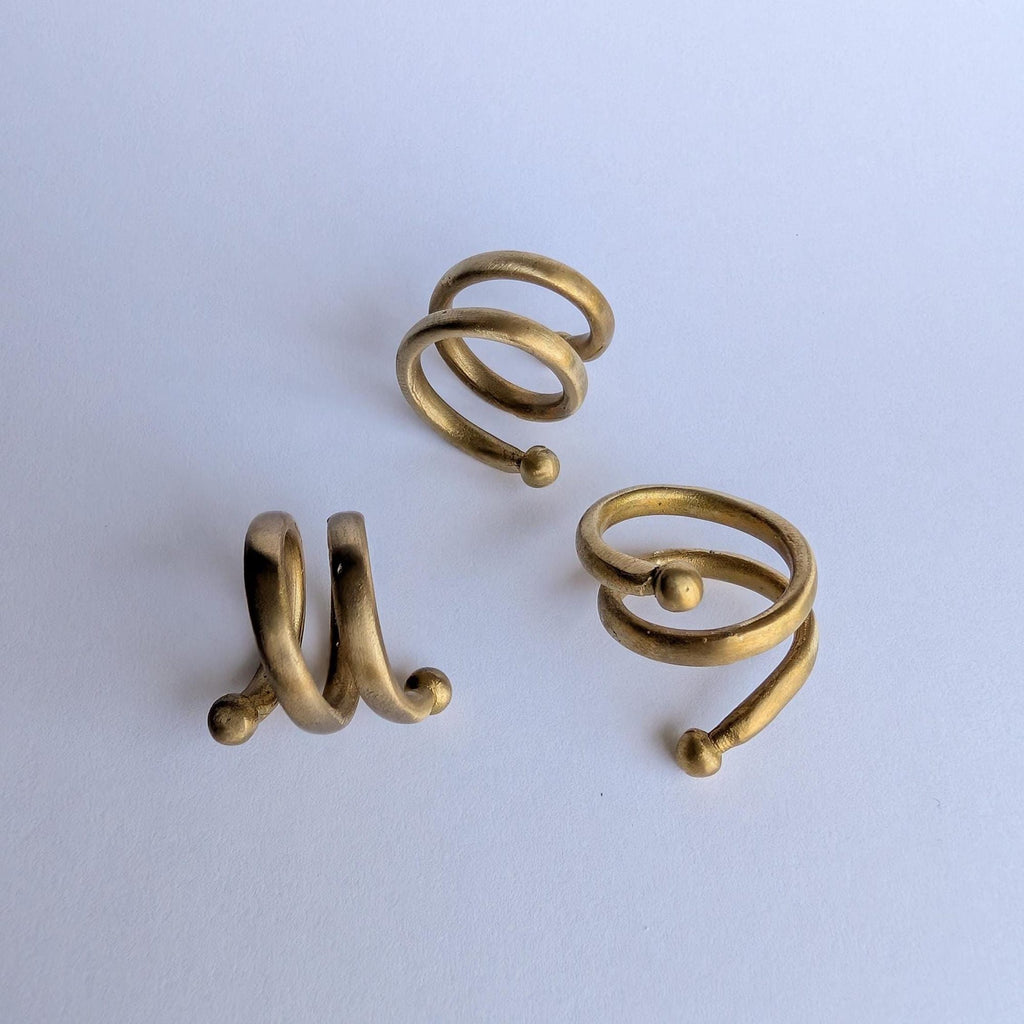Chunky Coil Wrap Ring