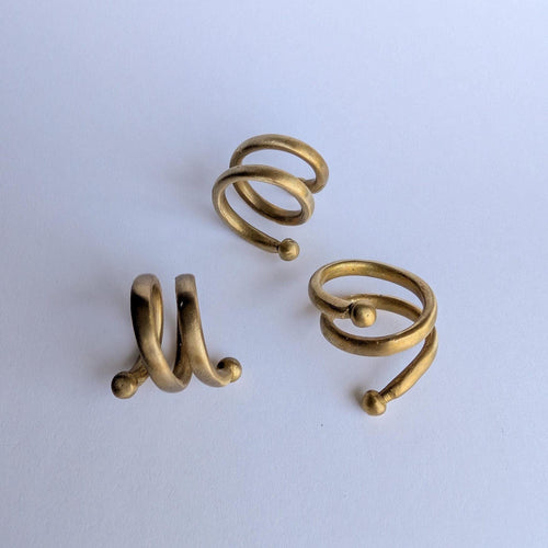 Chunky Coil Wrap Ring