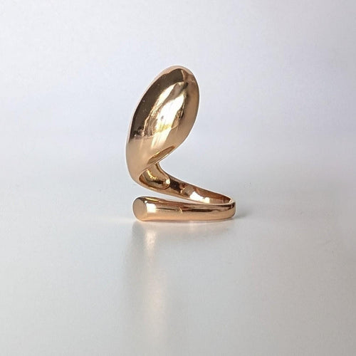 Adjustable Gold Statement Ring