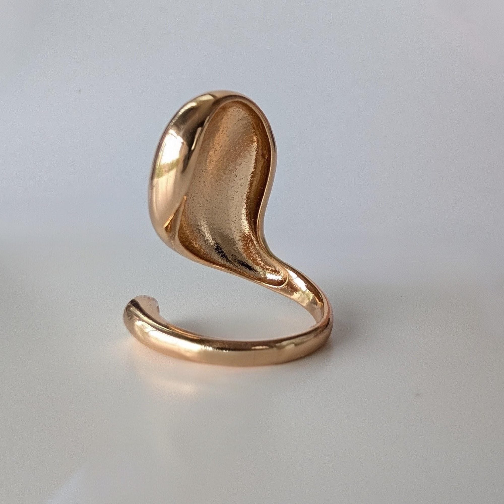 Adjustable Gold Statement Ring