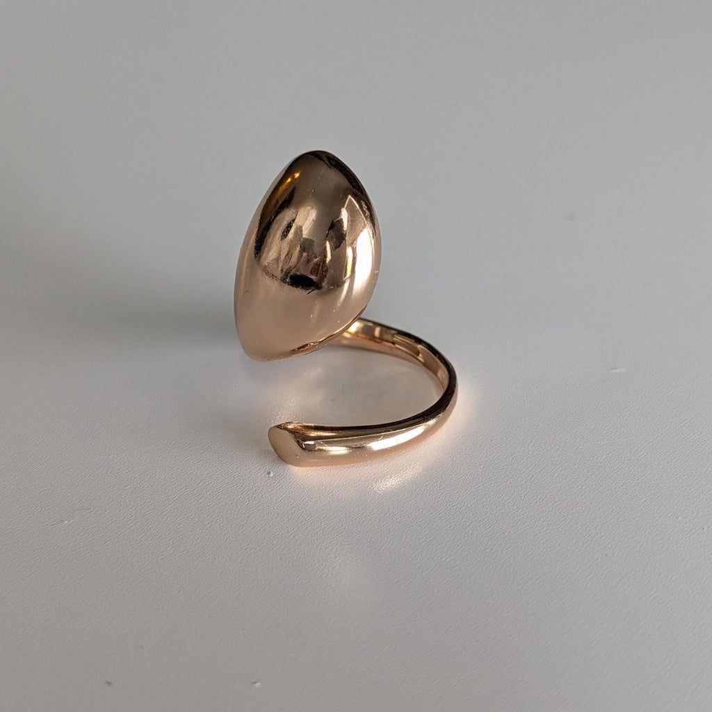 Adjustable Gold Statement Ring