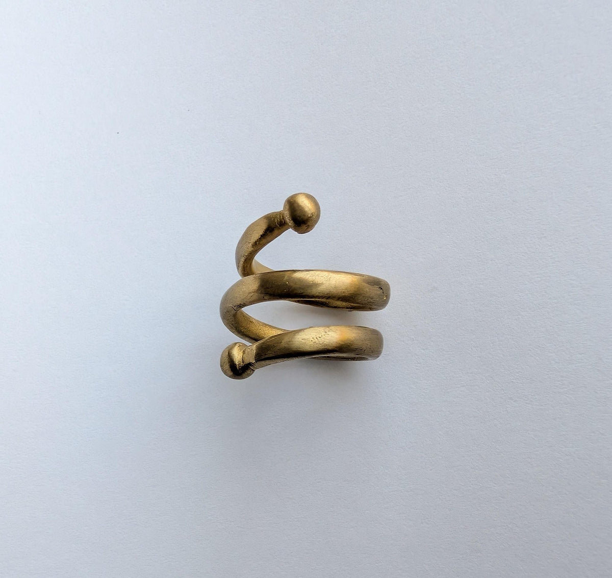 Chunky Coil Wrap Ring