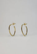 V-Shape Open Hoop Earrings