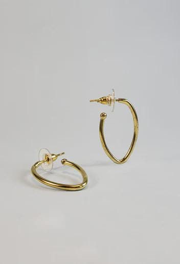 V-Shape Open Hoop Earrings