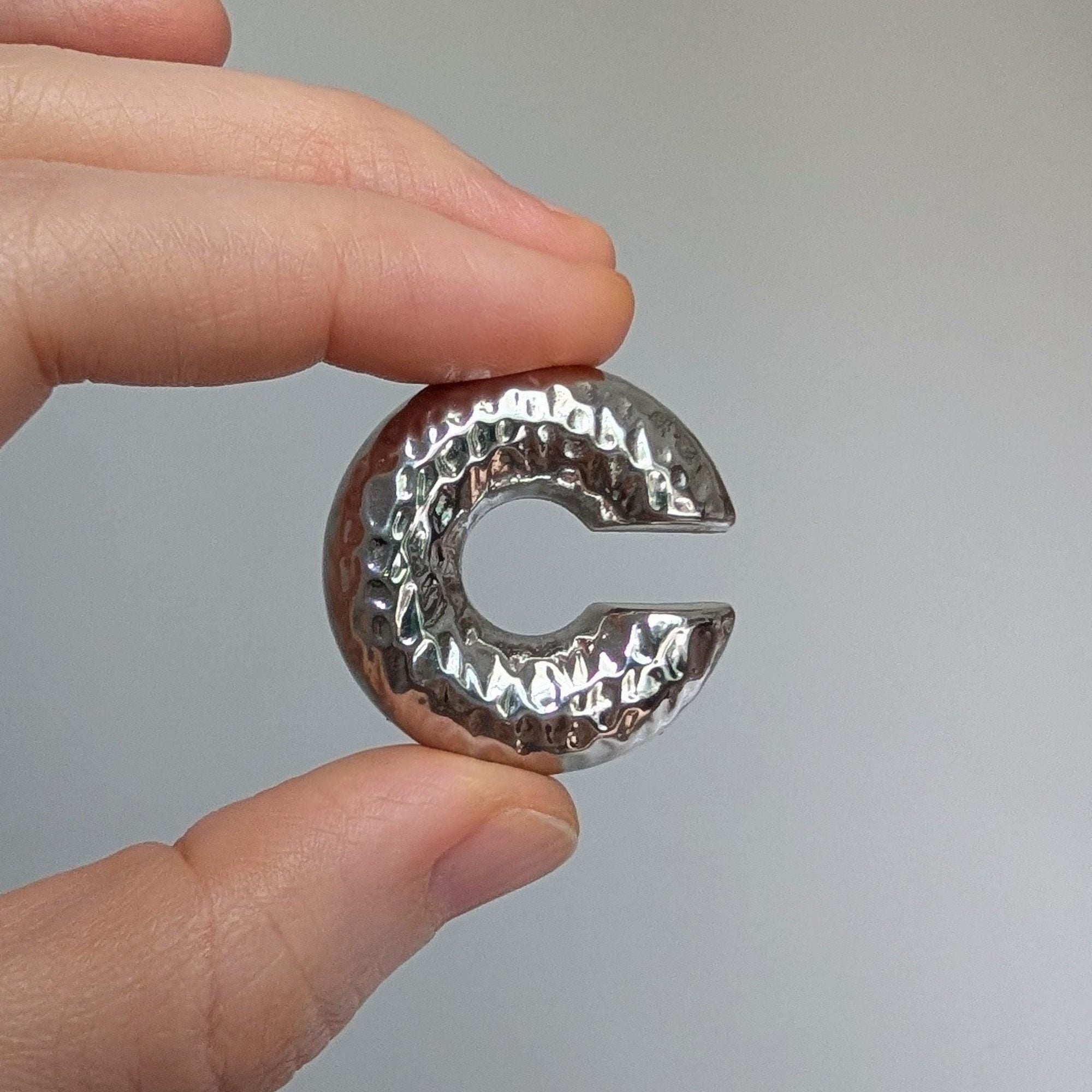 Chunky Hammered Gold Ear Cuff