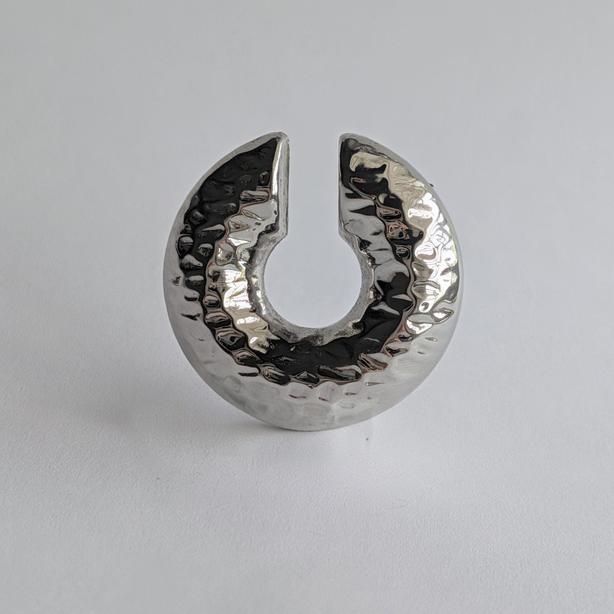 Chunky Hammered Gold Ear Cuff