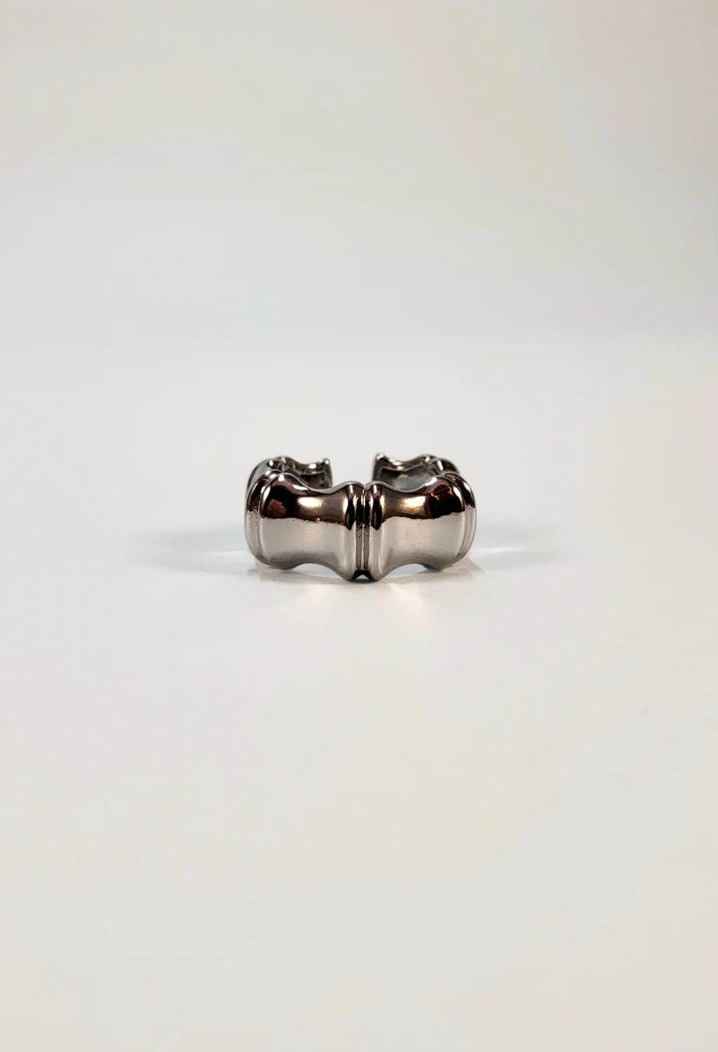 Chunky Open-Back Gold Ring