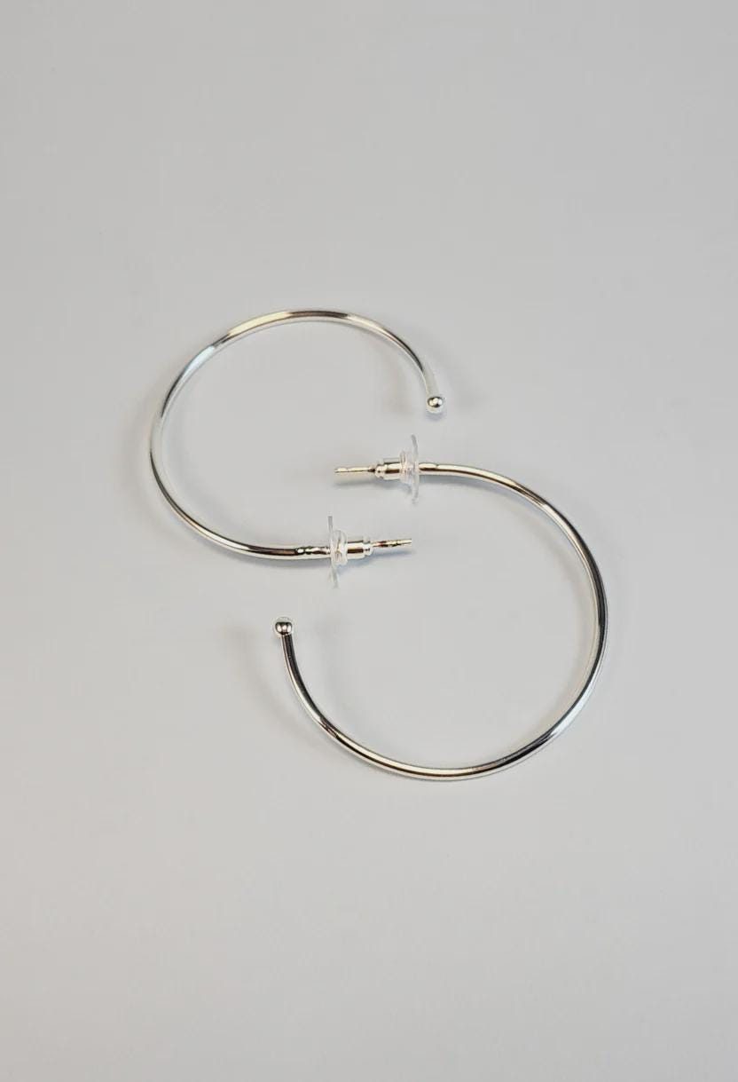 Minimalist Open Hoop Earrings