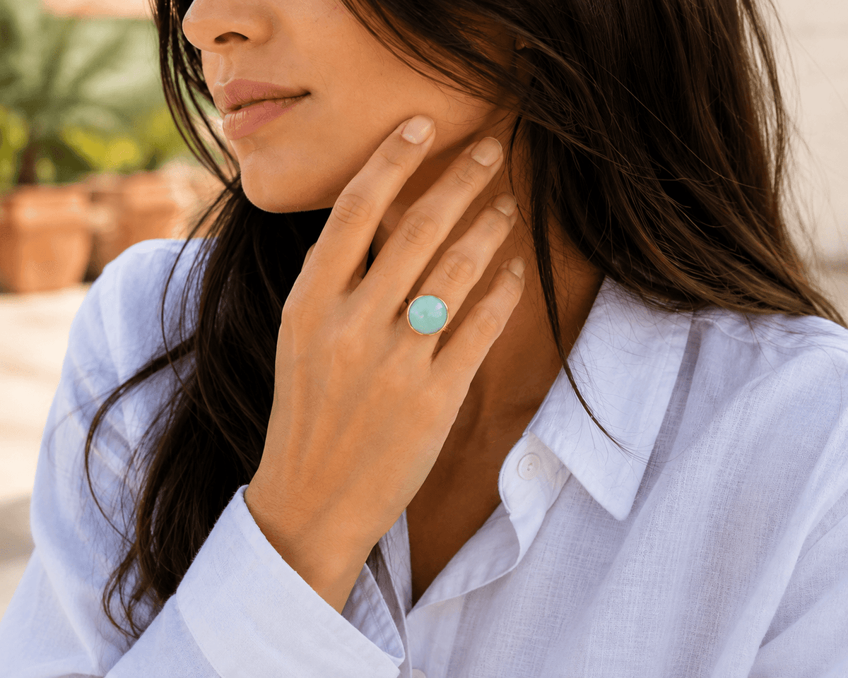 Raw Amber Ring